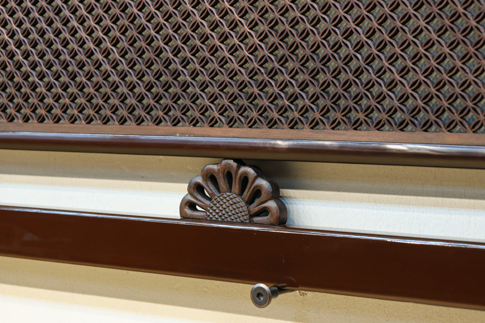 小さく繊細な青海波を敷き詰めた極上和モダンな欄間　EZ2604　在庫1枚