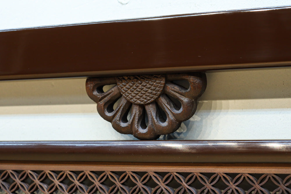 小さく繊細な青海波を敷き詰めた極上和モダンな欄間　EZ2604　在庫1枚