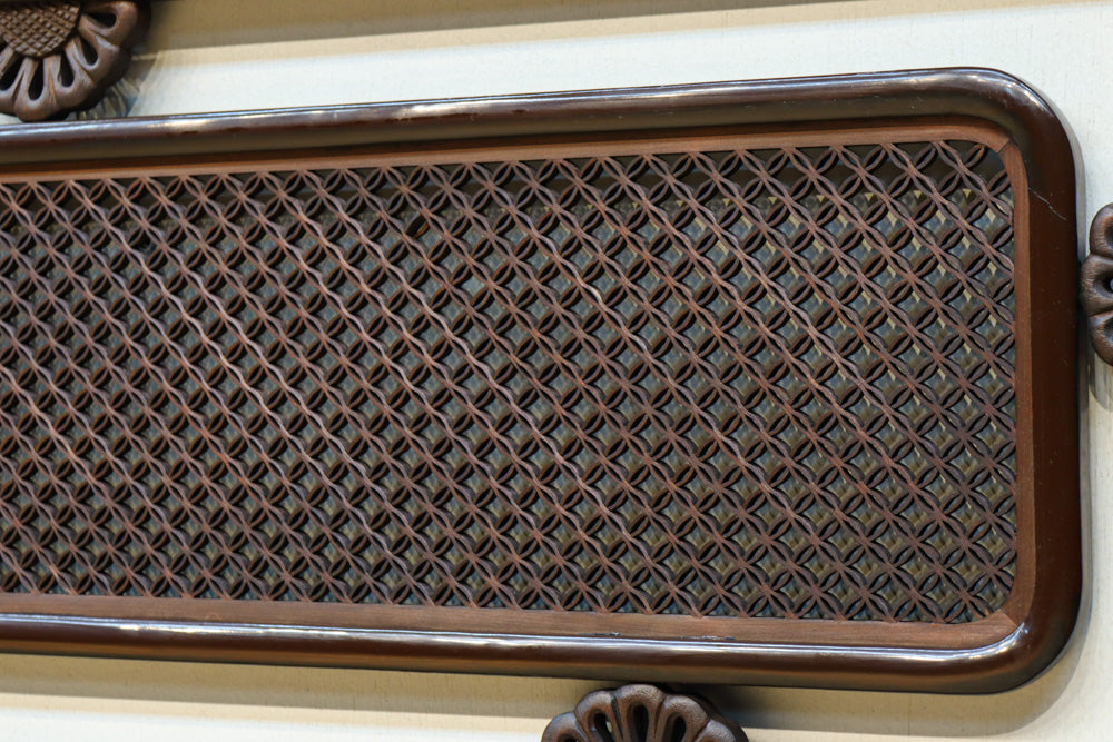 小さく繊細な青海波を敷き詰めた極上和モダンな欄間　EZ2604　在庫1枚