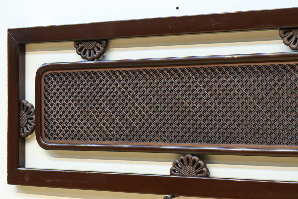 小さく繊細な青海波を敷き詰めた極上和モダンな欄間　EZ2604　在庫1枚