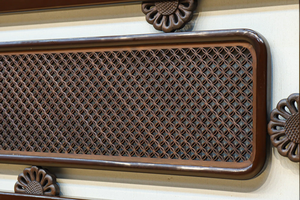 小さく繊細な青海波を敷き詰めた極上和モダンな欄間　EZ2604　在庫1枚