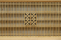 組子模様が上品な凛とした雰囲気を纏う欄間　EZ2605　在庫1枚