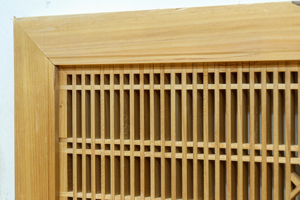 組子模様が上品な凛とした雰囲気を纏う欄間　EZ2605　在庫1枚