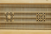 組子模様が上品な凛とした雰囲気を纏う欄間　EZ2605　在庫1枚