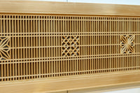 組子模様が上品な凛とした雰囲気を纏う欄間　EZ2605　在庫1枚