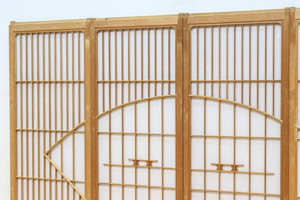 扇窓絵が上品な書院セット　EZ2610　在庫4枚1組