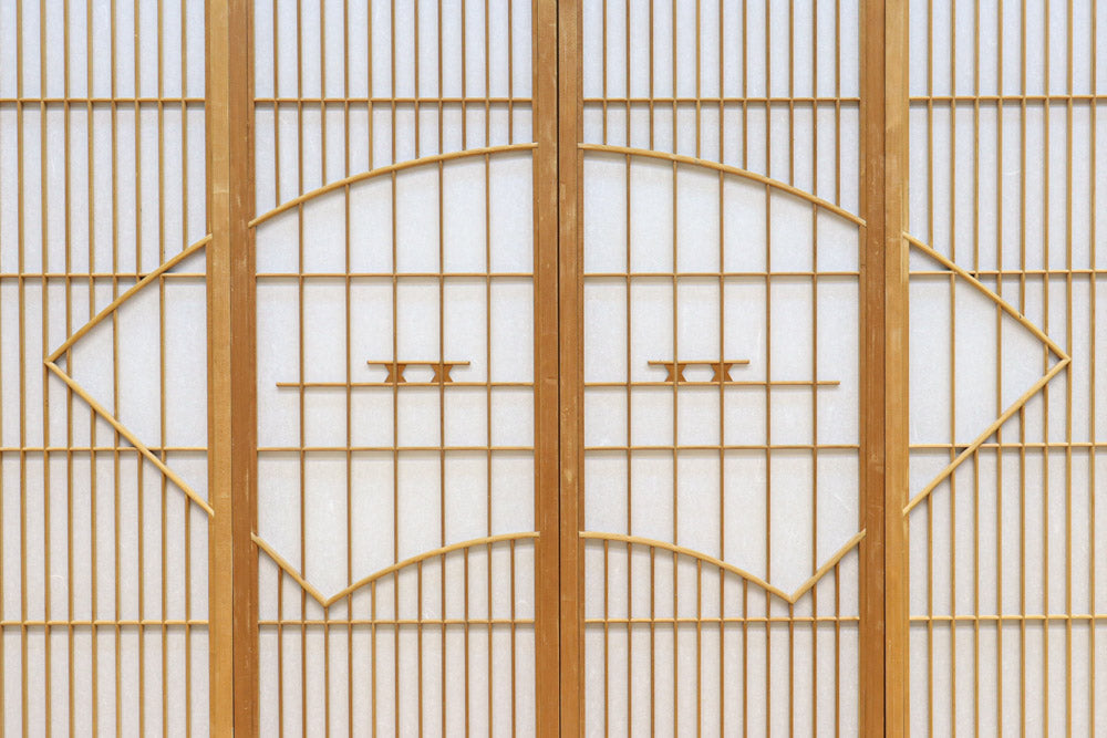 扇窓絵が上品な書院セット　EZ2610　在庫4枚1組