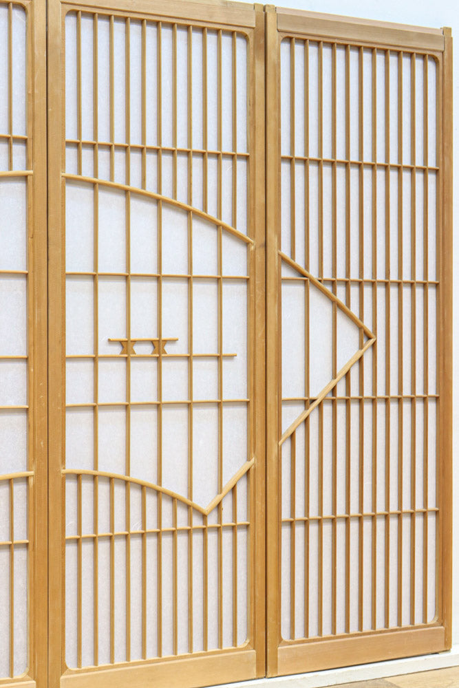 扇窓絵が上品な書院セット　EZ2610　在庫4枚1組