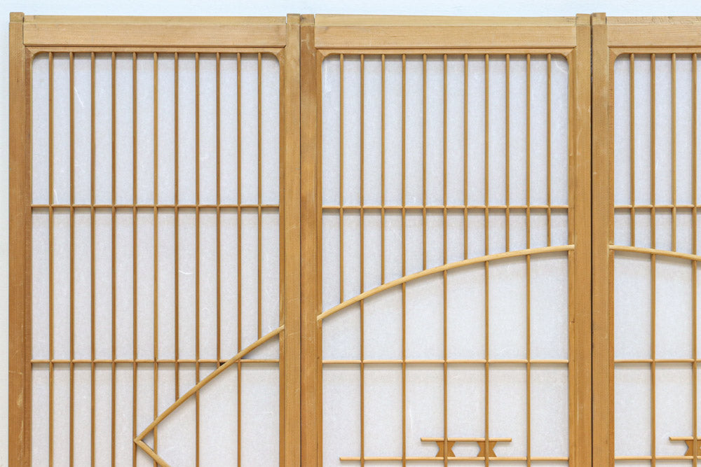 扇窓絵が上品な書院セット　EZ2610　在庫4枚1組