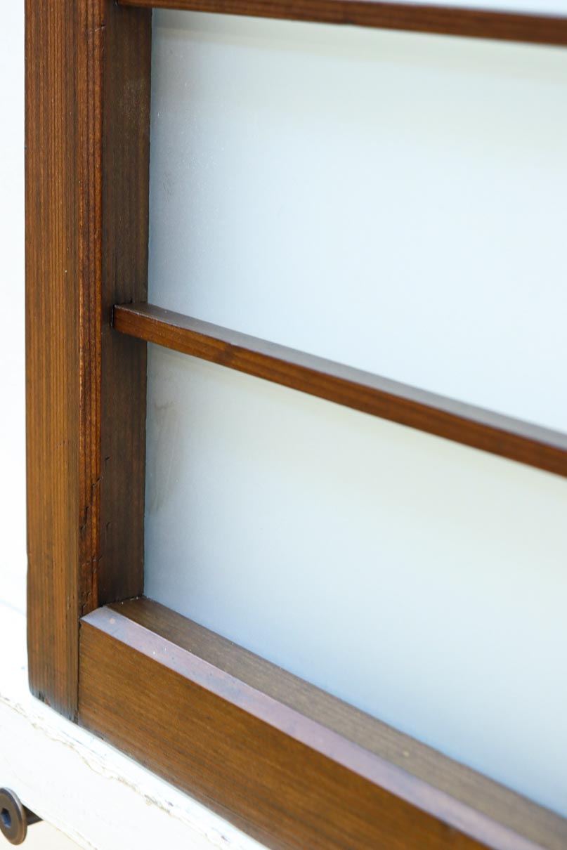 古色を帯びた風情溢れる竹雀の書院セット　EZ2612　在庫3枚一組