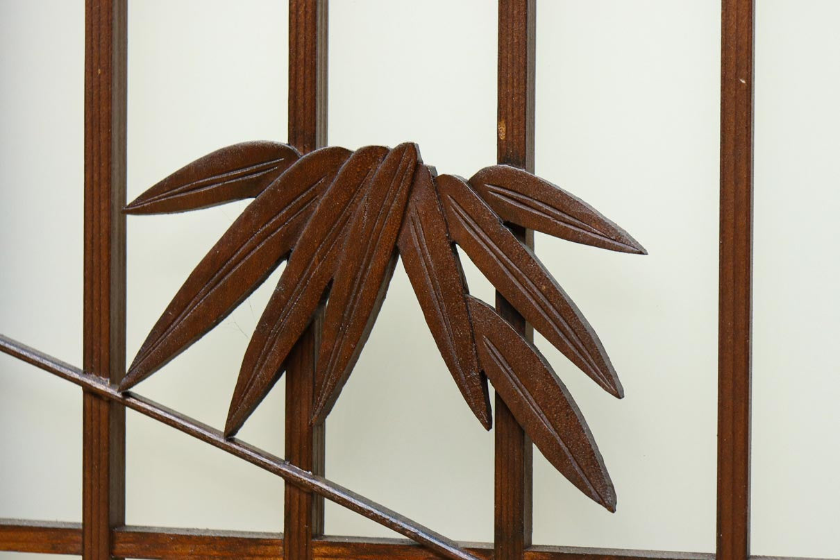 古色を帯びた風情溢れる竹雀の書院セット　EZ2612　在庫3枚一組