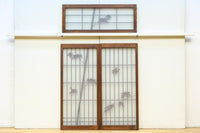 古色を帯びた風情溢れる竹雀の書院セット　EZ2612　在庫3枚一組