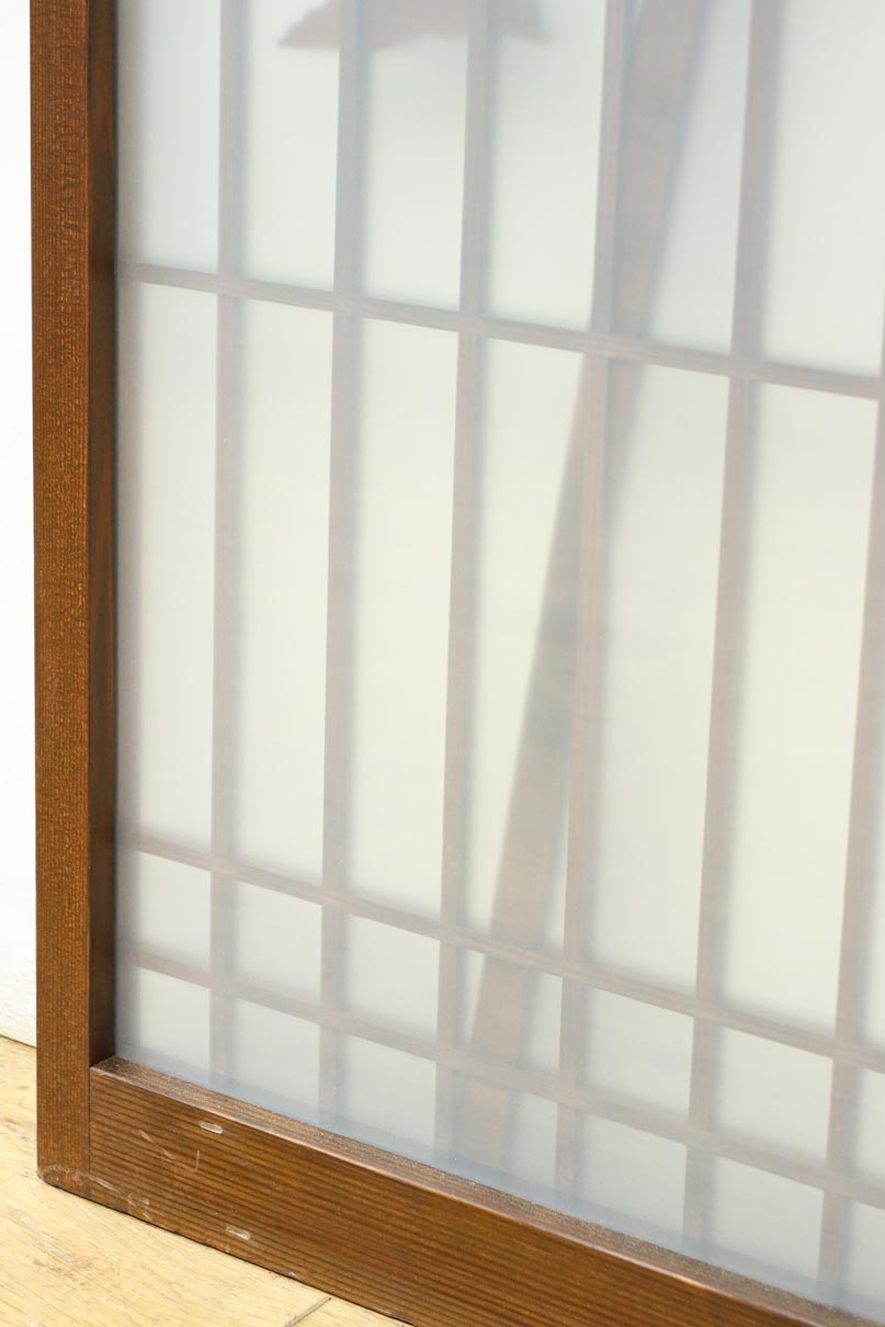 古色を帯びた風情溢れる竹雀の書院セット　EZ2612　在庫3枚一組