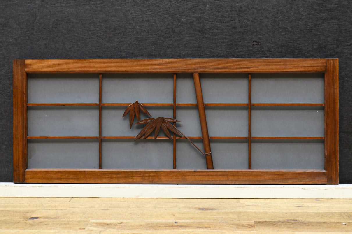 古色を帯びた風情溢れる竹雀の書院セット　EZ2612　在庫3枚一組