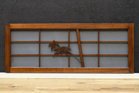 古色を帯びた風情溢れる竹雀の書院セット　EZ2612　在庫3枚一組