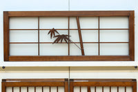 古色を帯びた風情溢れる竹雀の書院セット　EZ2612　在庫3枚一組