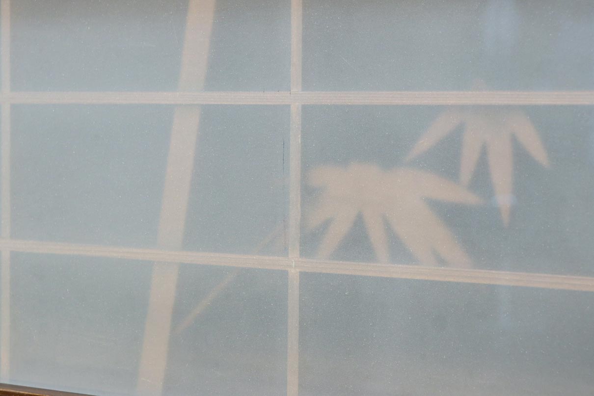 古色を帯びた風情溢れる竹雀の書院セット　EZ2612　在庫3枚一組