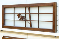 古色を帯びた風情溢れる竹雀の書院セット　EZ2612　在庫3枚一組