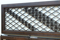 麻の葉帯模様が美しい欄間・書院セット　EZ2629　在庫5枚1組