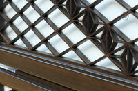 麻の葉帯模様が美しい欄間・書院セット　EZ2629　在庫5枚1組