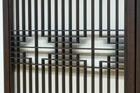 麻の葉帯模様が美しい欄間・書院セット　EZ2629　在庫5枚1組