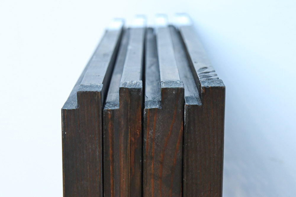 麻の葉帯模様が美しい欄間・書院セット　EZ2629　在庫5枚1組