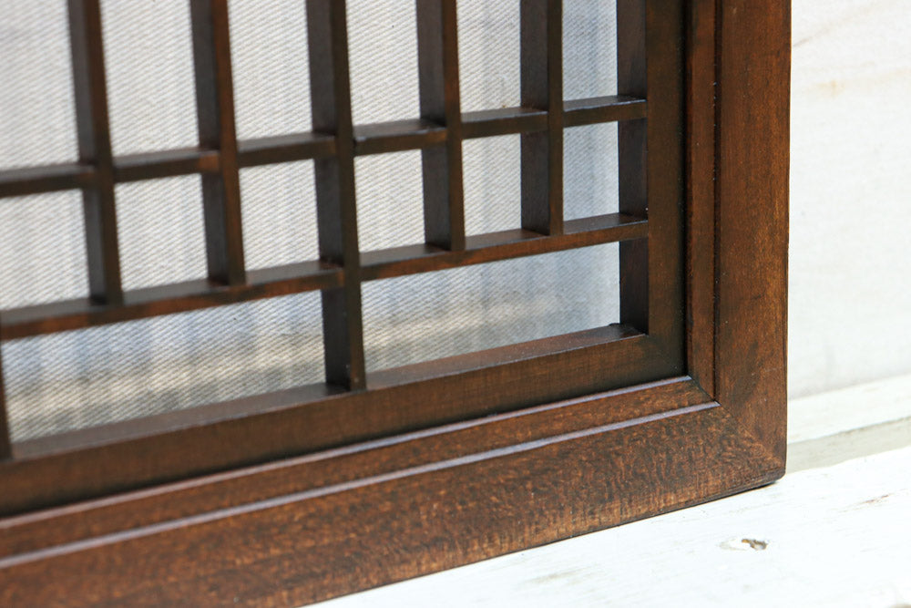 角麻組子帯装飾で風合い高まる建具素材 EZ2637 在庫4枚 – 古福庵
