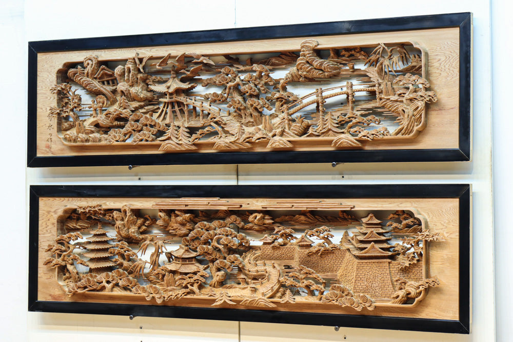 Deeply carved transom EZ2639ab