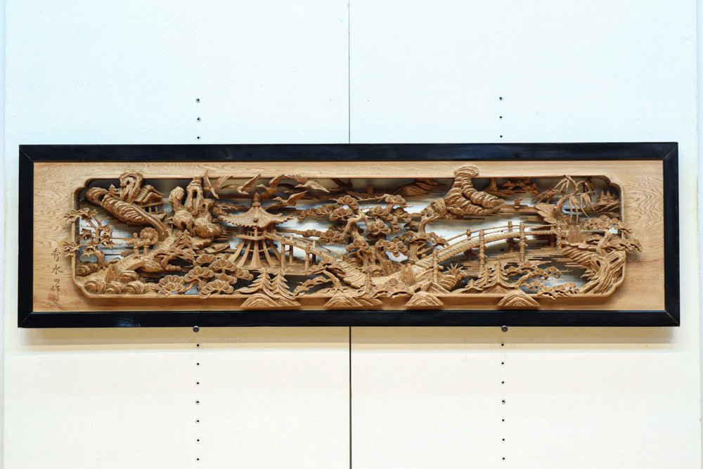 Deeply carved transom EZ2639ab