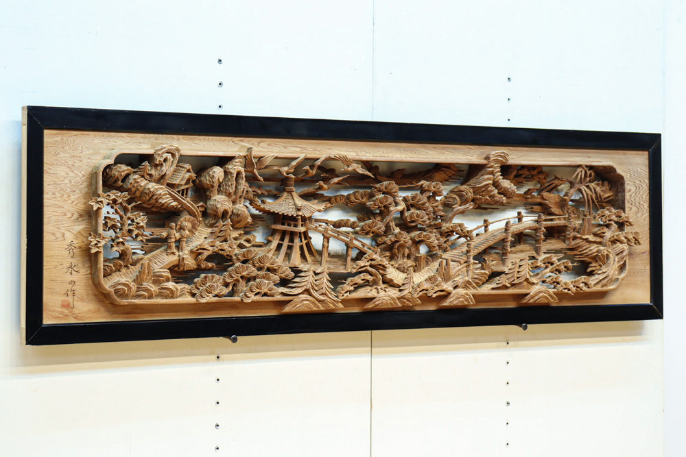 Deeply carved transom EZ2639ab