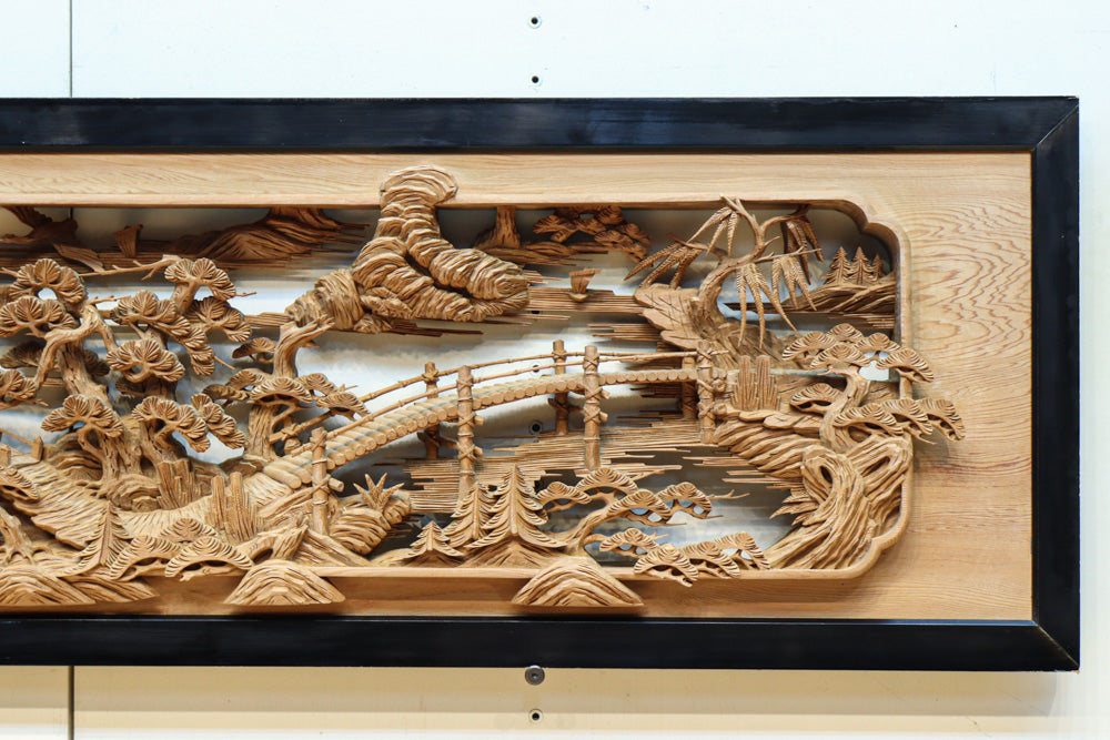 Deeply carved transom EZ2639ab