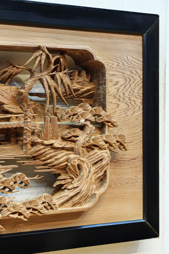 Deeply carved transom EZ2639ab