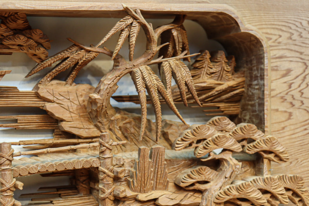 Deeply carved transom EZ2639ab