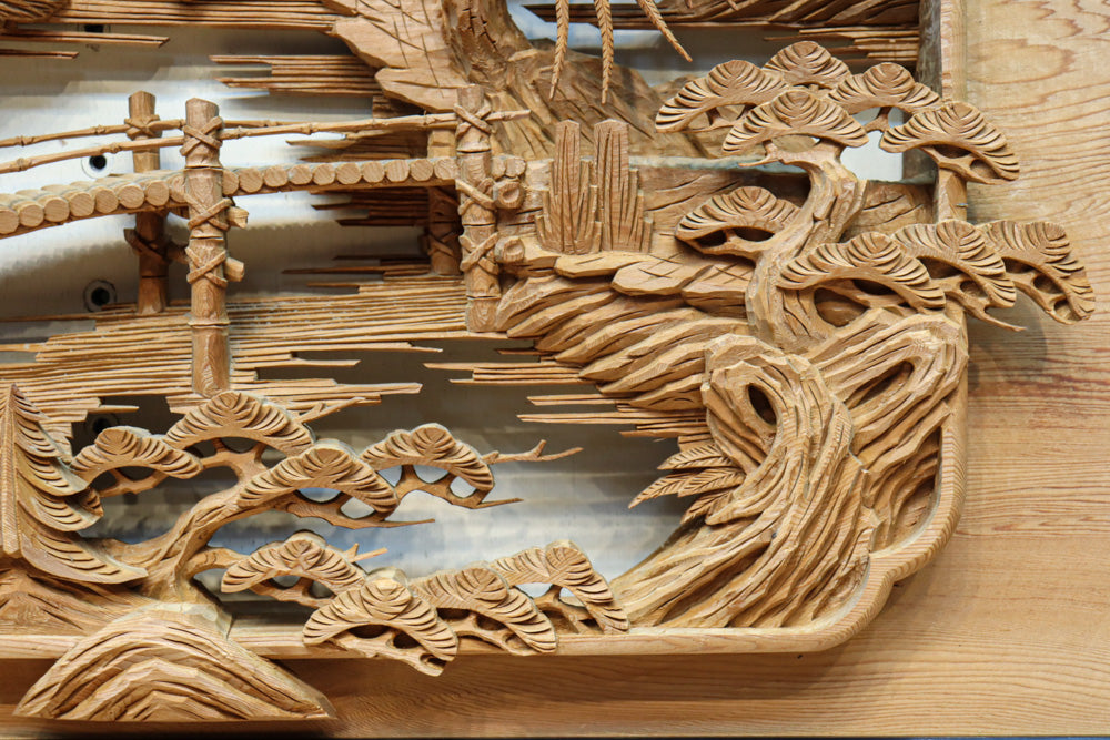 Deeply carved transom EZ2639ab