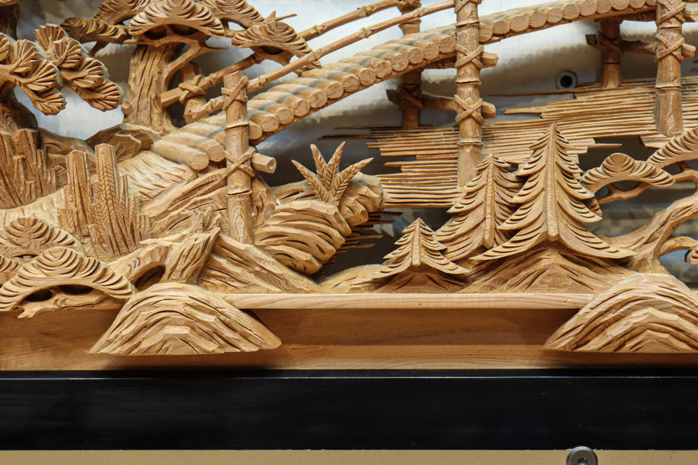 Deeply carved transom EZ2639ab