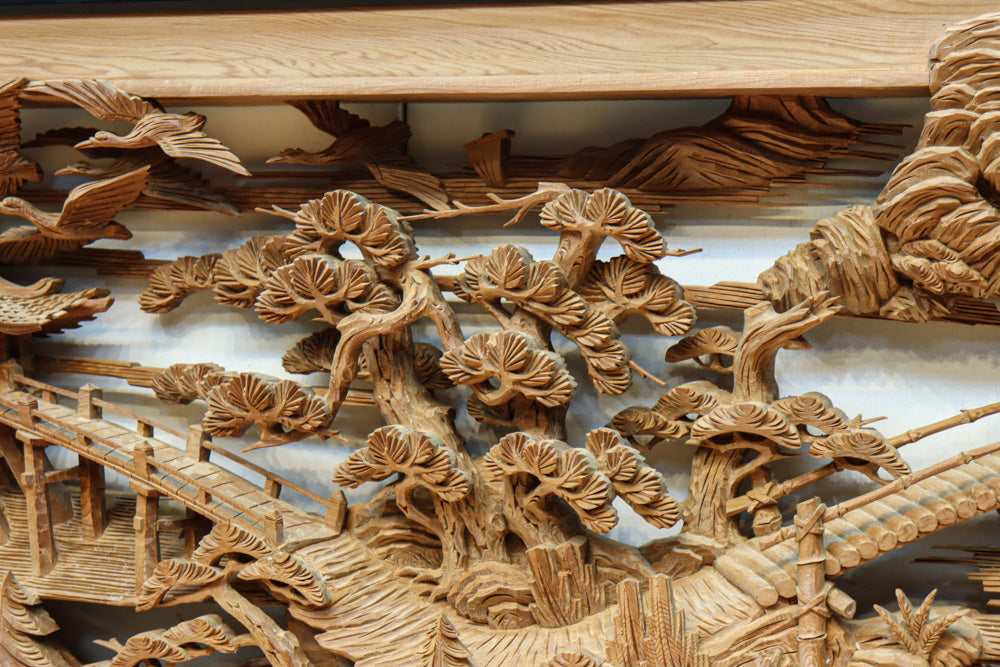 Deeply carved transom EZ2639ab