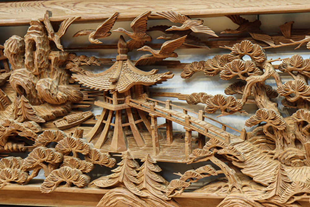 Deeply carved transom EZ2639ab