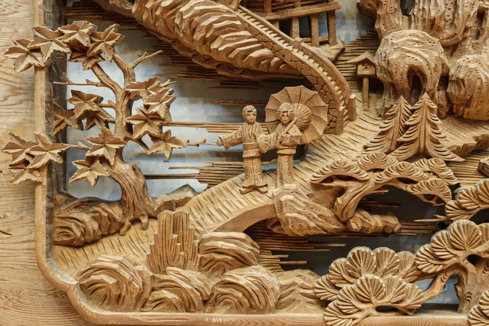 Deeply carved transom EZ2639ab