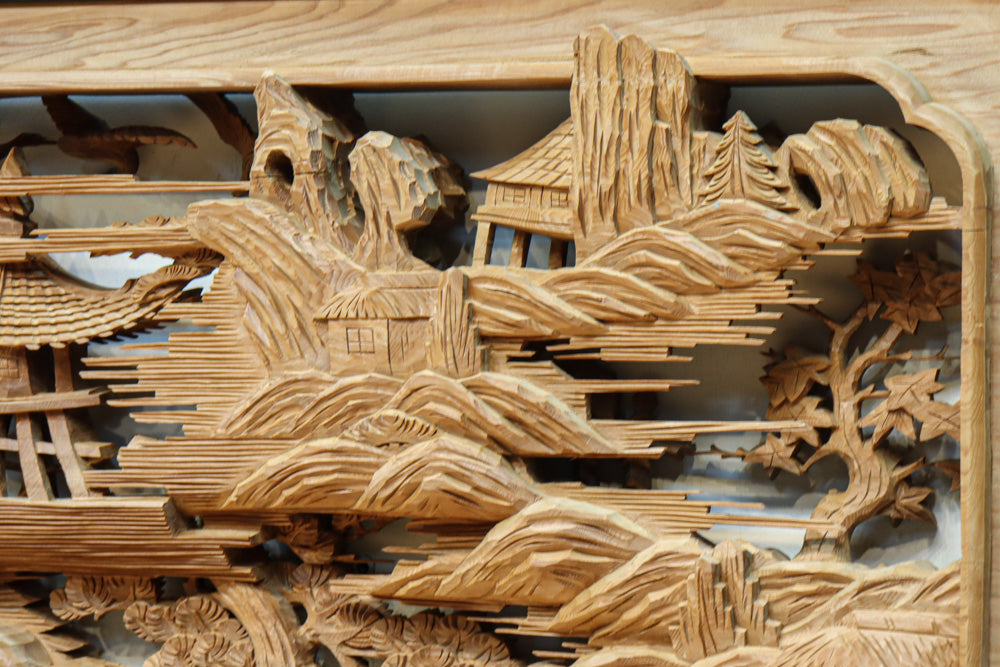 Deeply carved transom EZ2639ab