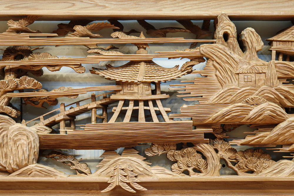 Deeply carved transom EZ2639ab