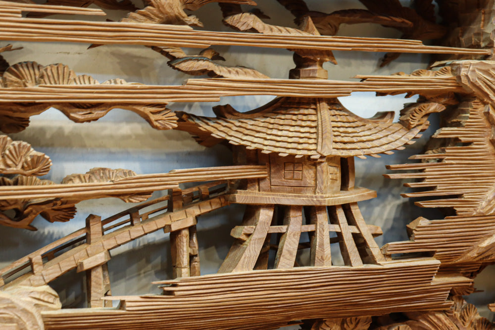 Deeply carved transom EZ2639ab