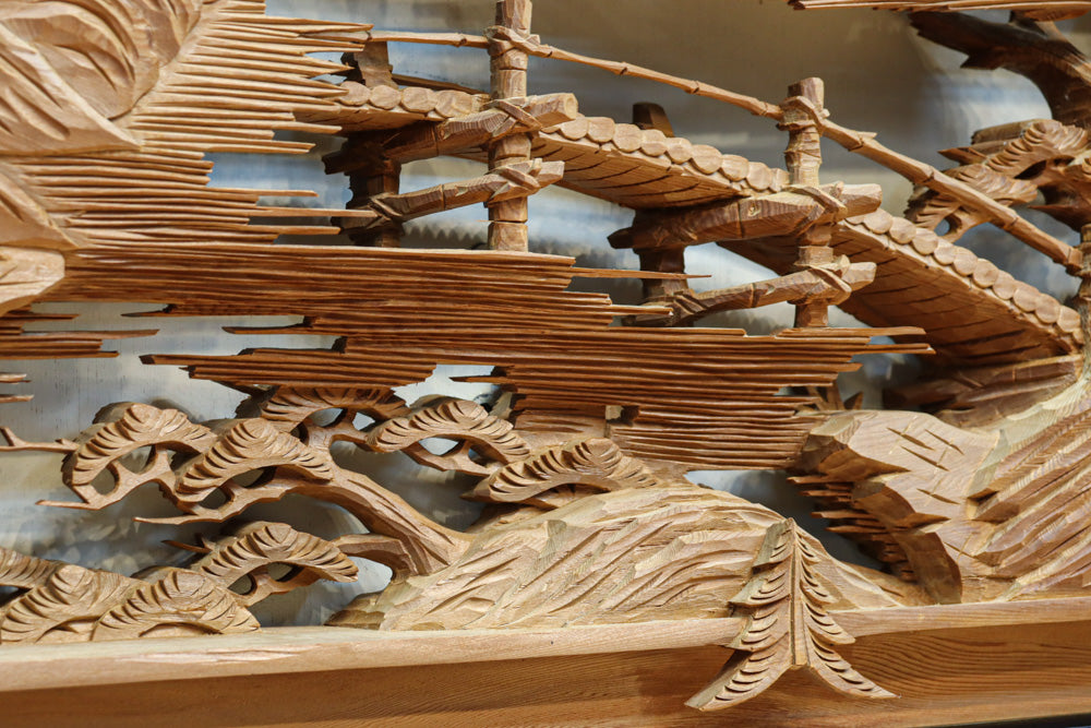 Deeply carved transom EZ2639ab