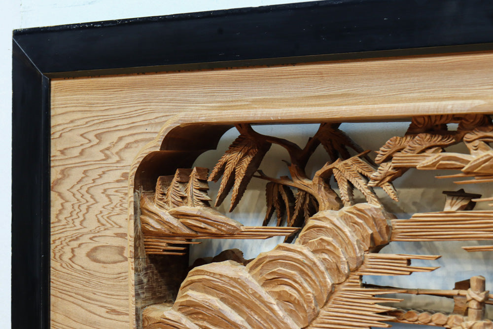 Deeply carved transom EZ2639ab