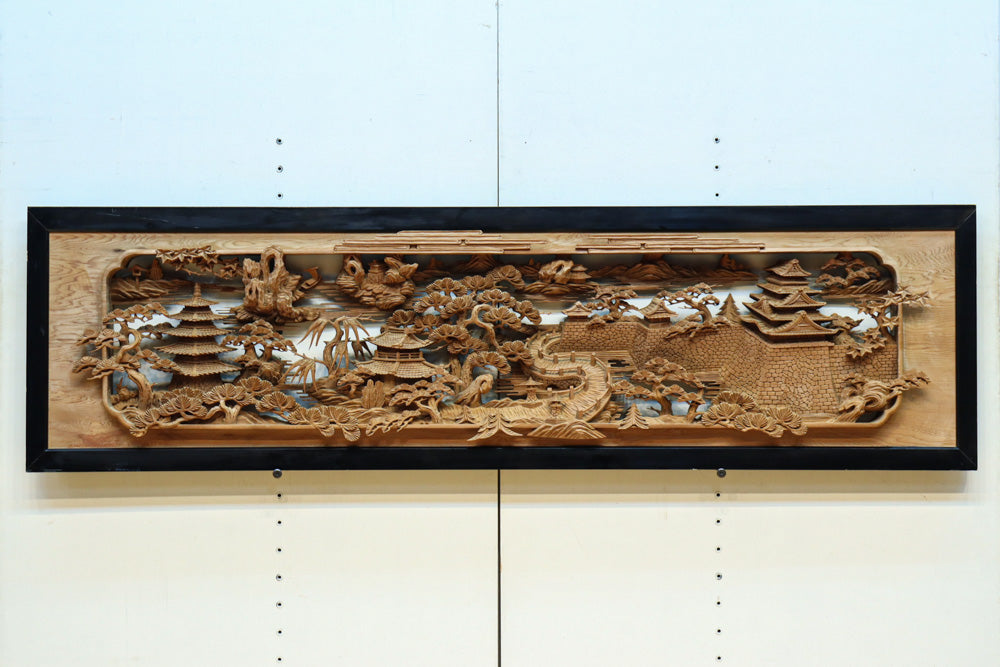 Deeply carved transom EZ2639ab