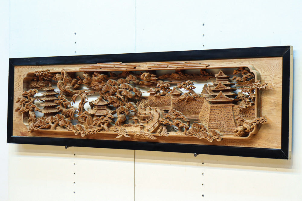 Deeply carved transom EZ2639ab