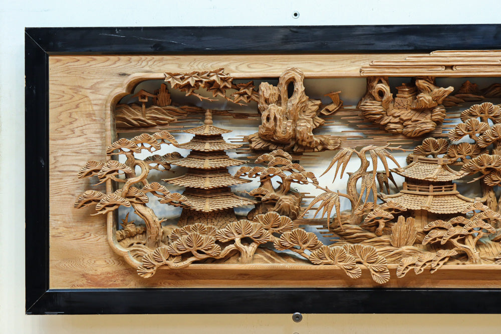 Deeply carved transom EZ2639ab