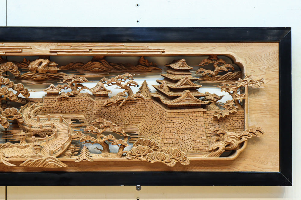 Deeply carved transom EZ2639ab