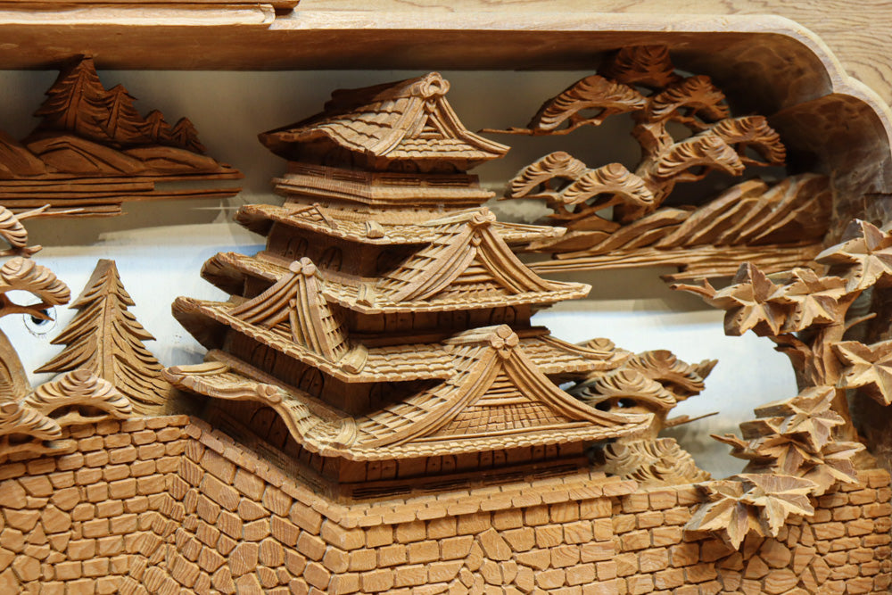 Deeply carved transom EZ2639ab