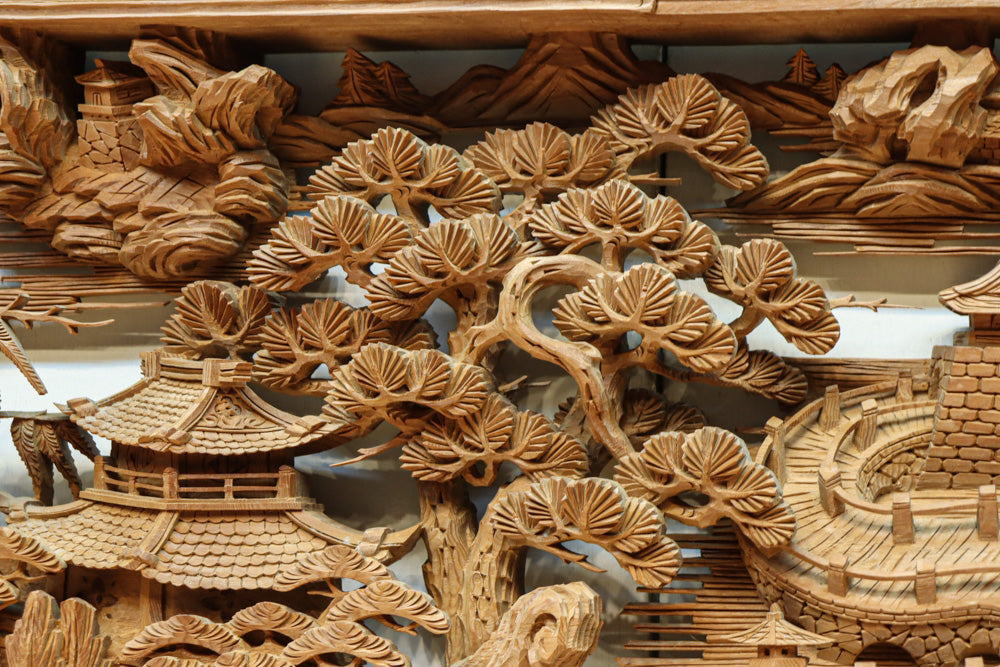 Deeply carved transom EZ2639ab