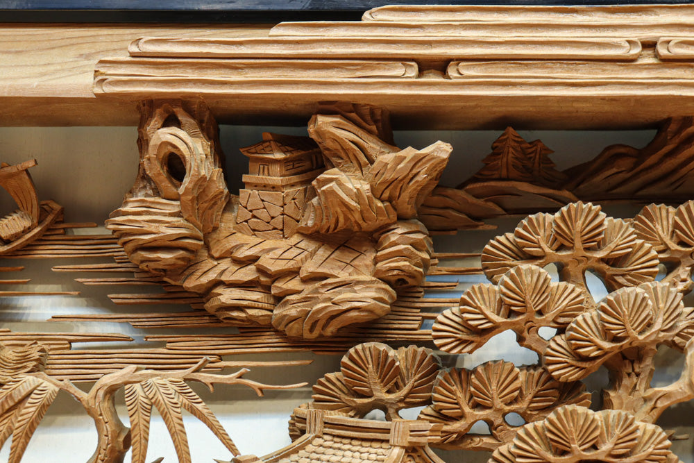 Deeply carved transom EZ2639ab